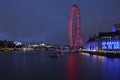London londoneye lights night long exposure