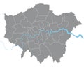 London map Royalty Free Stock Photo
