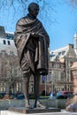 LONDON - MAR 13 : Statue of Mahatma Ghandi in Parliament Square