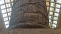 Close up of Trajan Column - base