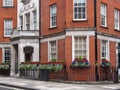 London, Mayfair townhouse Royalty Free Stock Photo