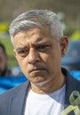 London mayor Sadiq Khan at the London Stands With Ukraine rally, London, UK.