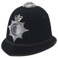 London Metropolitan Police Custodian Helmet on white. 3D illustration