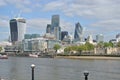 London Modern Buildings across Thames River