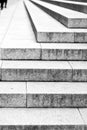 in london monument old steps and marble ancien line Royalty Free Stock Photo