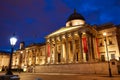 London National Galelery in Trafalgar Square Royalty Free Stock Photo