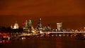 London night skyline Royalty Free Stock Photo