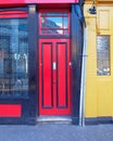 London, Notting hill, red and yellow doors