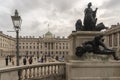 Somerset House courtyard and Statue London