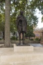 Mahatma Gandhi Statue in Parliament Square London Royalty Free Stock Photo