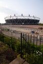 London Olympic Stadium Construction Royalty Free Stock Photo