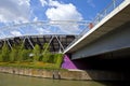 London Olympic Stadium and the River Lea Royalty Free Stock Photo