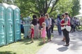 London Ontario, Canada - July 16, 2016: Children waiting with th