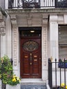London, ornate door Royalty Free Stock Photo