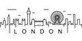 London outline icon. Can be used for web, logo, mobile app, UI, UX
