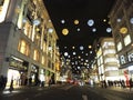 London Oxford Piccadilly City Night view