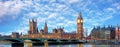 London panorama - Big ben, UK Royalty Free Stock Photo