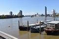 London panorama on river - UK