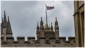 London Parliament and Union Jack