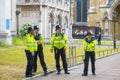 London Police on duty, London, UK