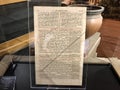 London Polyglot Bible Leaf in the New Testament