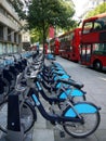 London public transport: bike hire and buses