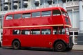 London Red Bus traditional old Royalty Free Stock Photo