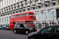 London Red Bus traditional old Royalty Free Stock Photo