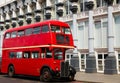 London Red Bus traditional old Royalty Free Stock Photo