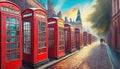 london red telephone booths