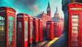 london red telephone booths