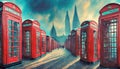 london red telephone booths