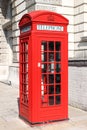 London red telephone box