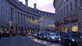 London Regent Street at Christmas time - LONDON, ENGLAND - DECEMBER 10, 2019