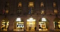 London Ritz Hotel at Night Royalty Free Stock Photo
