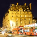 London Ritz Hotel at Night Royalty Free Stock Photo