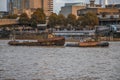 London river Thames boat tugg