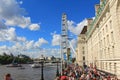 London Eye Thames River UK