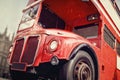 London Routemaster double decker red bus Royalty Free Stock Photo
