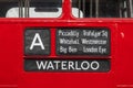 London Routemaster Route A Bus Royalty Free Stock Photo