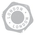 London rubber stamp Royalty Free Stock Photo