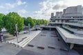 London`s busy area, popular destination empty as people self isolate during COVID-19 coronavirus pandemic. National Theatre