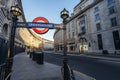 London`s busy area, popular destination empty as people self isolate during COVID-19 coronavirus pandemic. Piccadilly Circus Stati