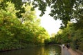 Little Venice water channels in London, UK, Europe Royalty Free Stock Photo