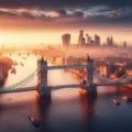 London\'s Tower bridge standing proud and iconic