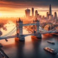 London\'s Tower bridge standing proud and iconic