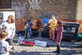 Singers on the street.