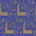 London Seamless Pattern