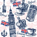 London Seamless Pattern