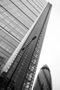 LONDON - SEPTEMBER 21: 30 St Mary Axe, Swiss Re, Gherkin Royalty Free Stock Photo